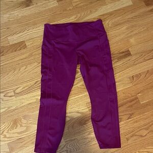 Athleta Women's Fuchsia/purple Leggings SZ large